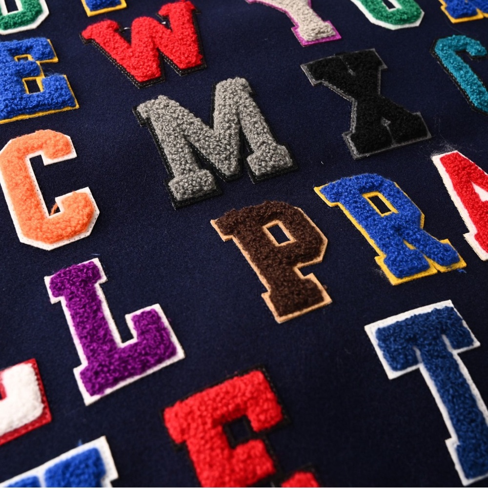 Supreme Chenille Appliqu Pattern Captain Sleeve B… - image 5